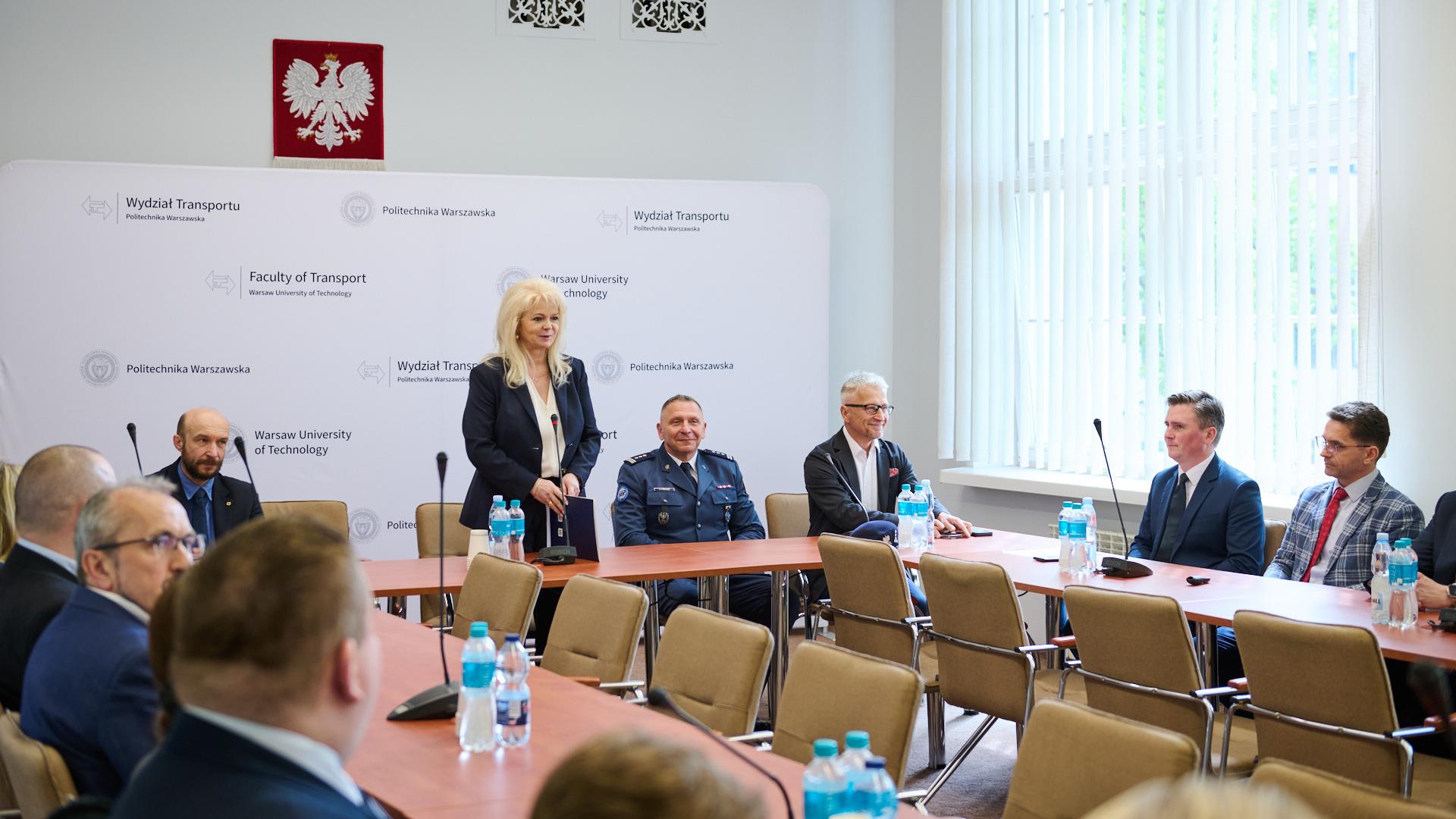 Na zdjęciu: prof. dr hab. inż. Marianna Jacyna, Dziekan Wydziału Transportu Politechniki Warszawskiej