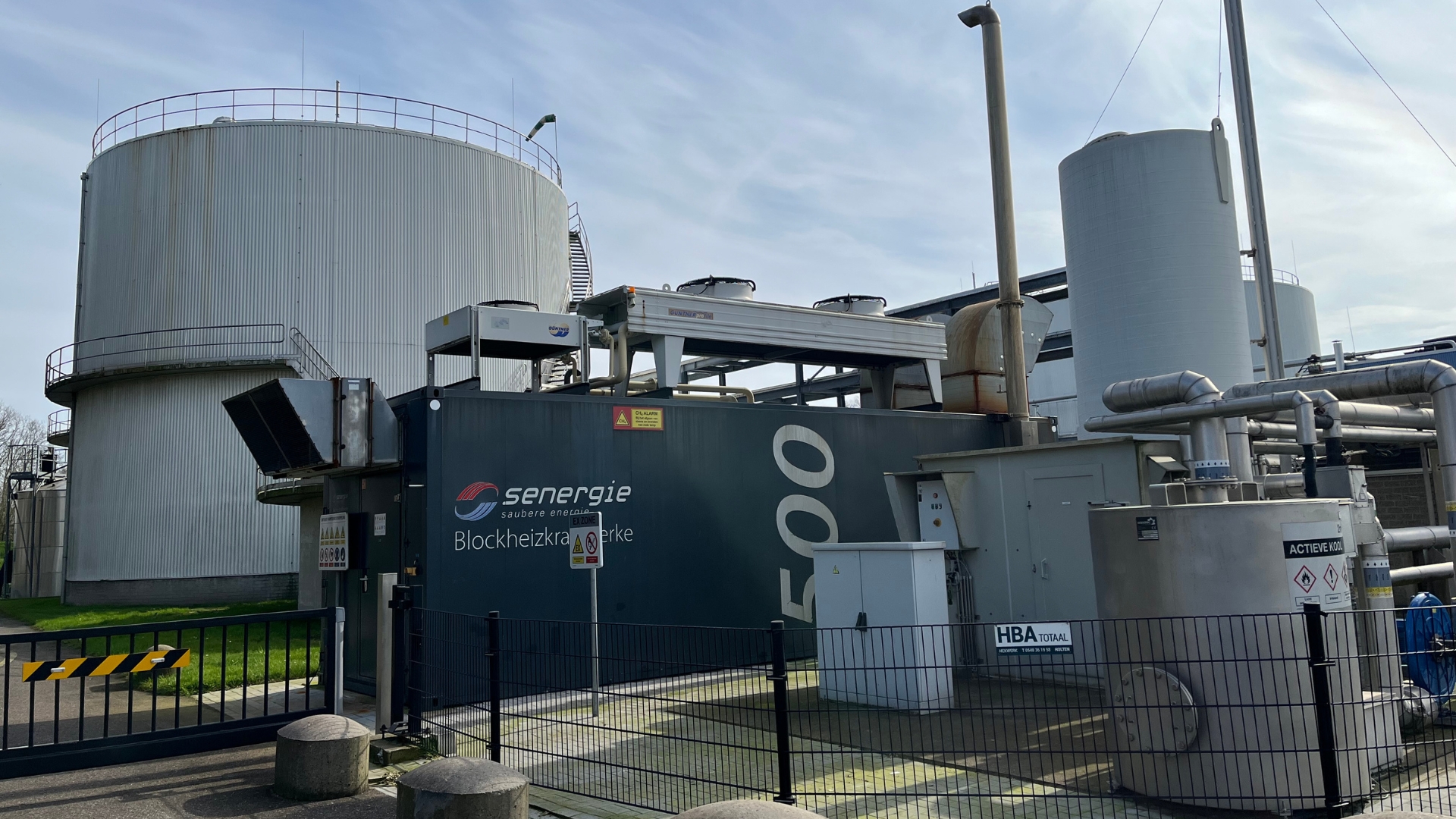 Na zdjęciu: biogazownia