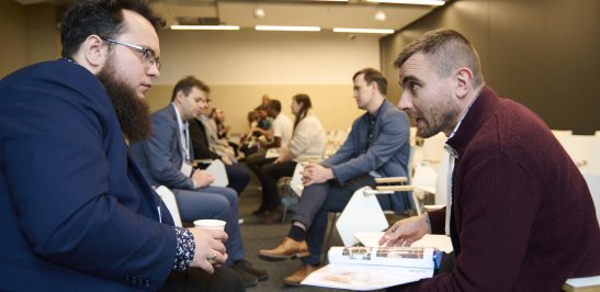 Na zdjęciu uczestnicy wydarzenia Naukowy Mixxer Młodych 2025 