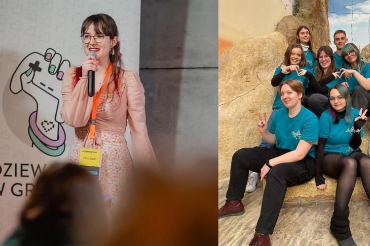 Na zdjęciu: studentki PW - finalistki Cyberiady 2025