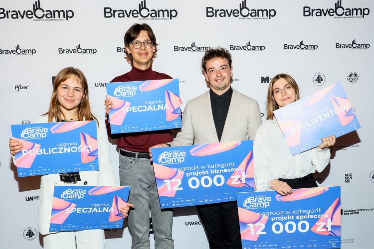 Sukces naszych studentów w BraveCamp 2025, fot. BraveCamp