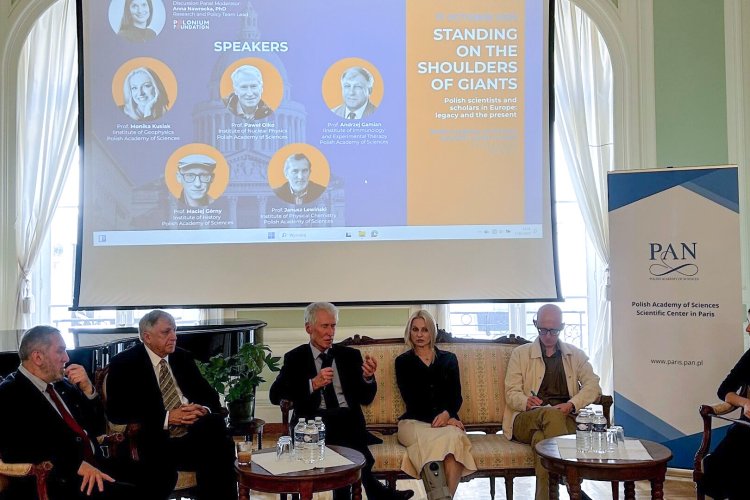 Polska chemia w sercu Europy - prof. Janusz Lewiński na wydarzeniu PAN w Paryżu
