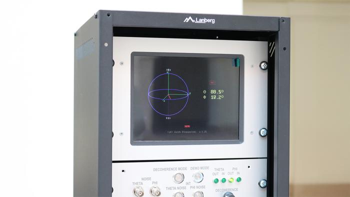 Na zdjęciu stanowisko kubitowe