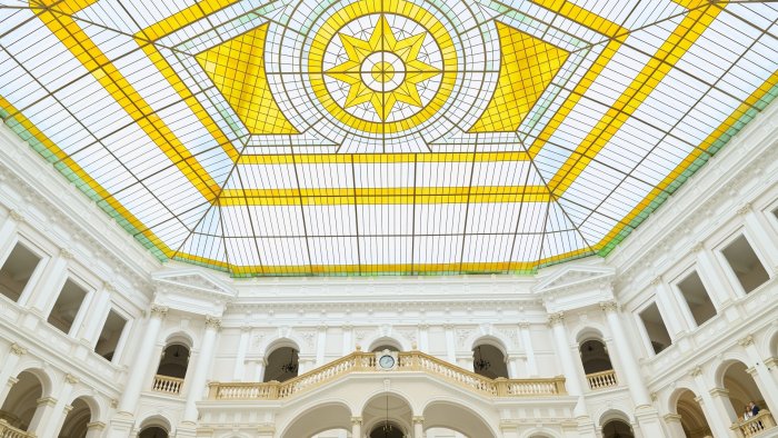 Na zdjęciu Duża Aula w Gmachu Głównym PW