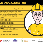 Plakat promujący zbiórkę sprzętu komupterowego dla dzieci