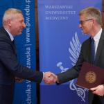 Zdjęcie prof. Mariusza Malinowskiego i prof. Piotra Pruszczyka