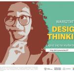Plakat warsztatów design thinking