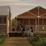 Na zdjęciu: zwycięski projekt szkoły wg projektu studentów WAPW