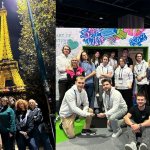 Na zdjęciu studenci z zespołu Hepaswitch podczas konkursu iGEM w Paryżu