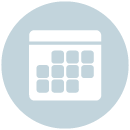 Ikona przedstawiająca kalendarz.