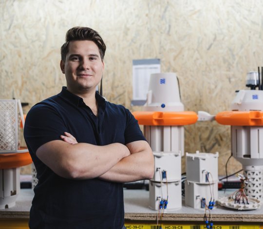 Na zdjęciu Filip Budny